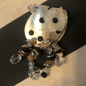 Shell Brooch